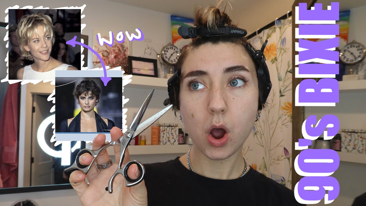 Giving myself a Bixie Haircut😬 *instant regret edition*