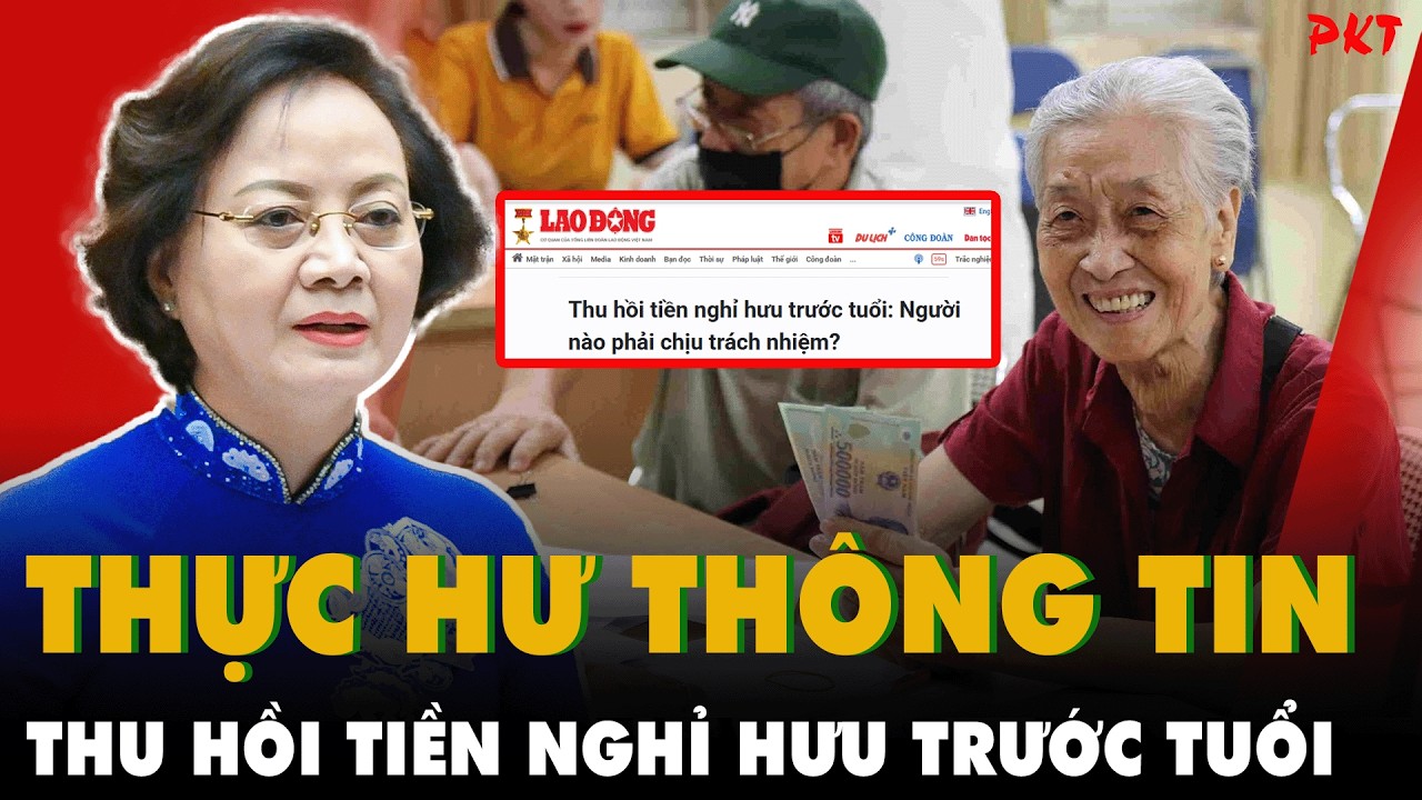 Thực hư thông tin THU HỒI TIỀN NGHỈ HƯU TRƯỚC TUỔI DO CHI SAI QUY ĐỊNH: Người nào chịu trách nhiệm?