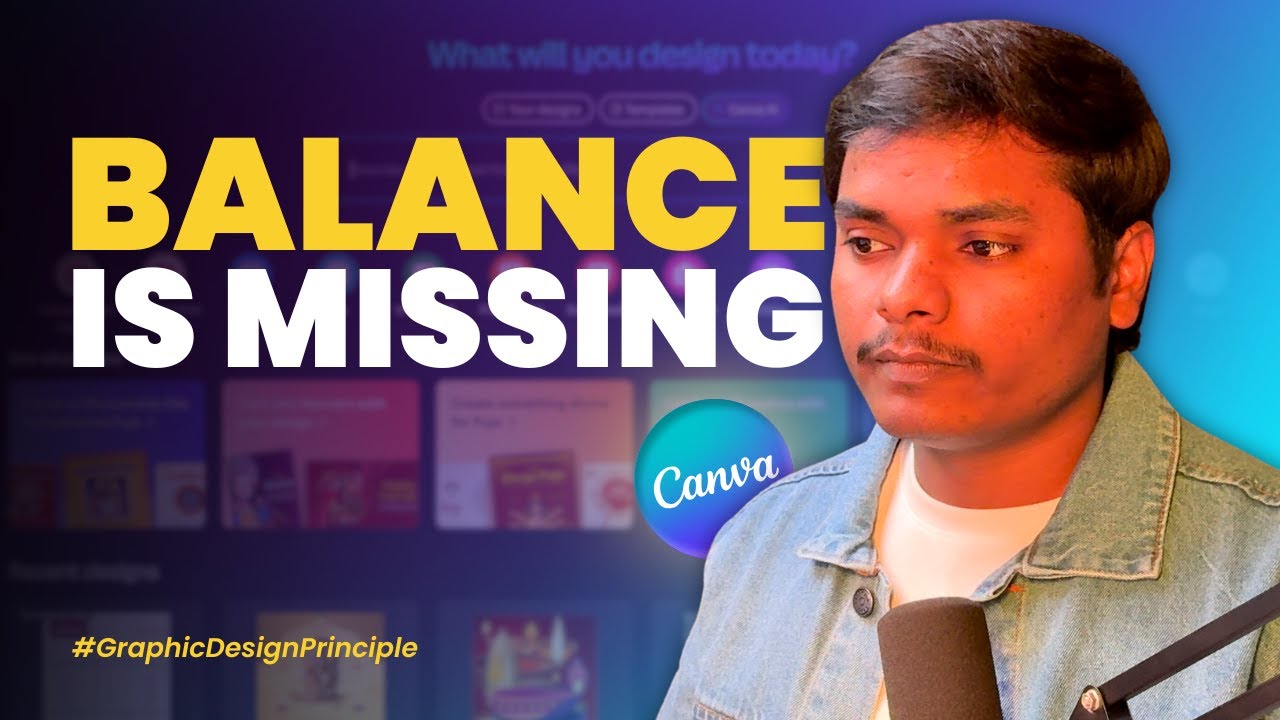 Graphic Design Balance Rule Explained with Canva Examples | Canva Complete Mastery Course