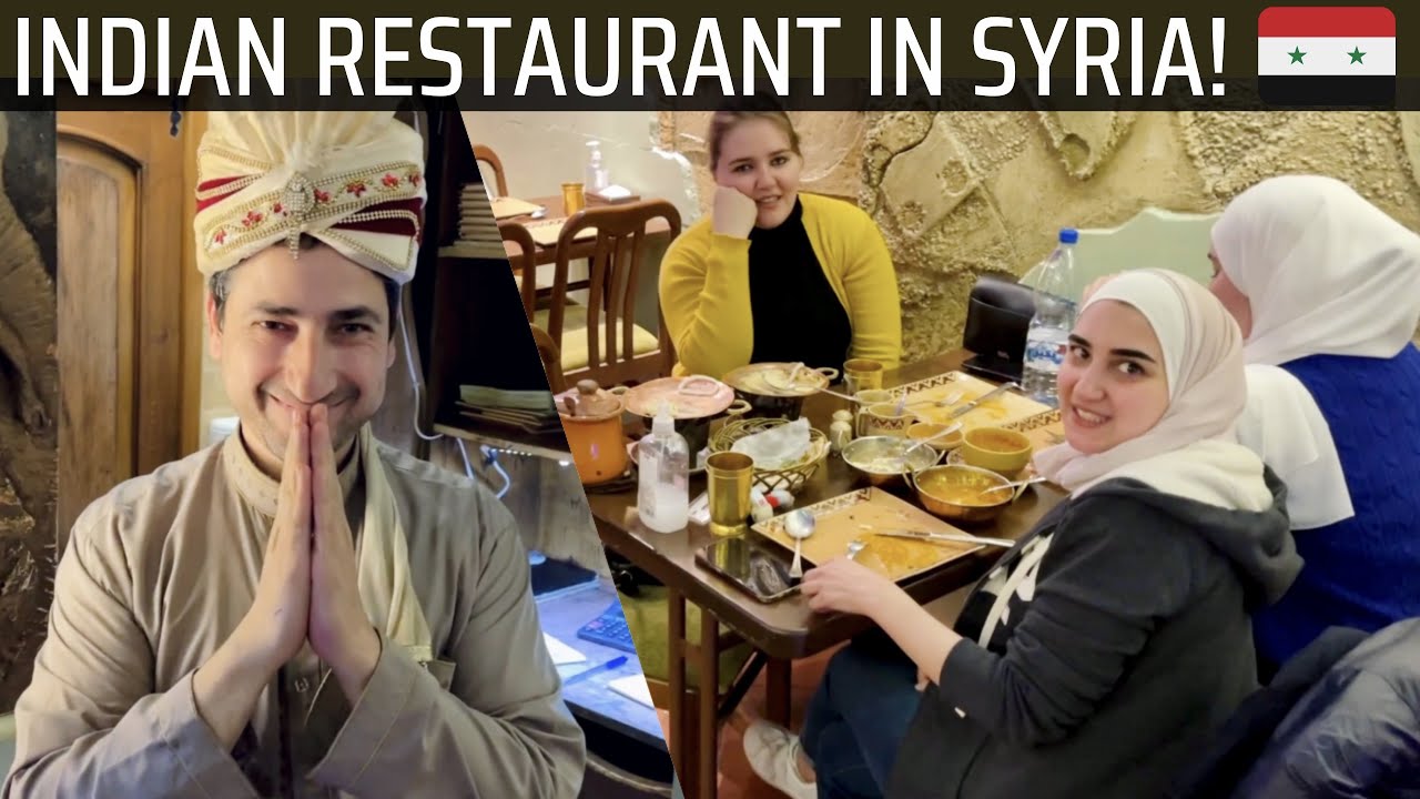 EATING AT THE ONLY REMAINING INDIAN 🇮🇳 RESTAURANT IN SYRIA 🇸🇾 | Hindi