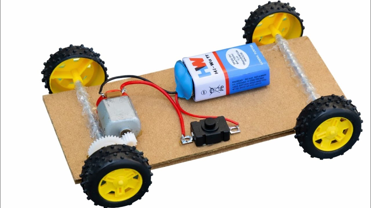 How to make High speed remote control RC car at home & how to make electric car 