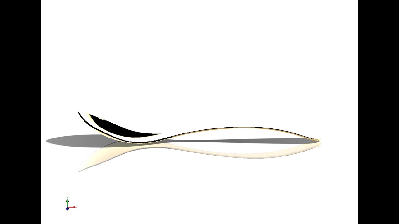 3DCAD【SOLIDWORKS】でスプーンを作成しました。