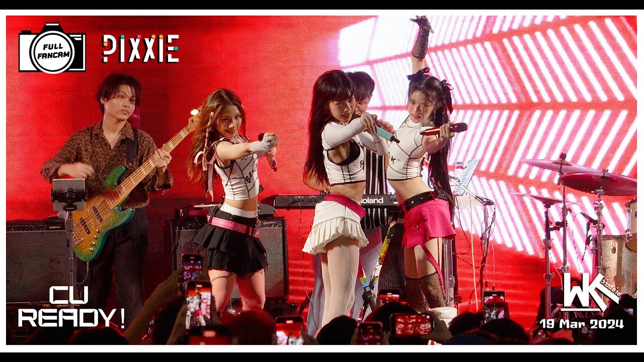 Full Fancam PiXXiE | CU READY : 19 MAR 2024 | @ สามย่านมิตรทาวน์