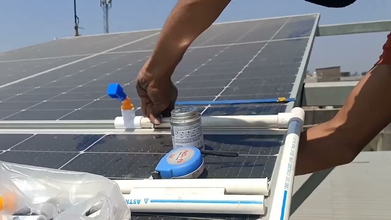 સોલર સ્પ્રે સાવર ll solar sprey savar cleaning