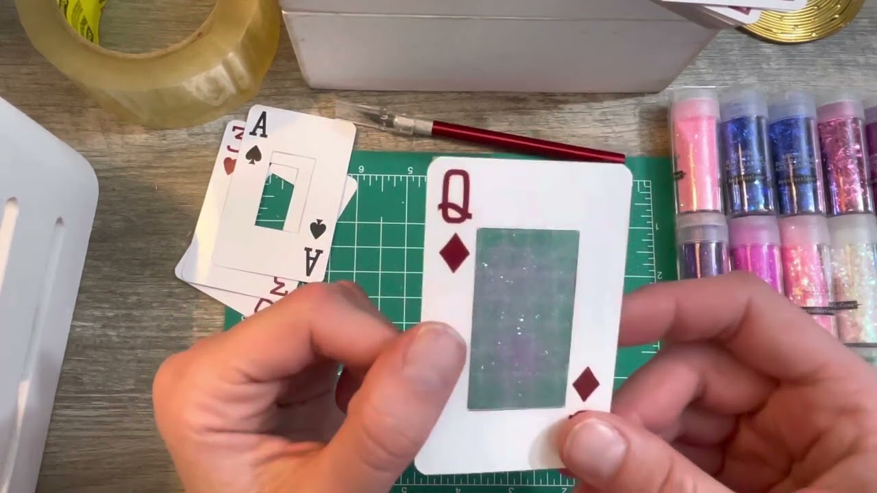 Making ATC’s With Playing Cards