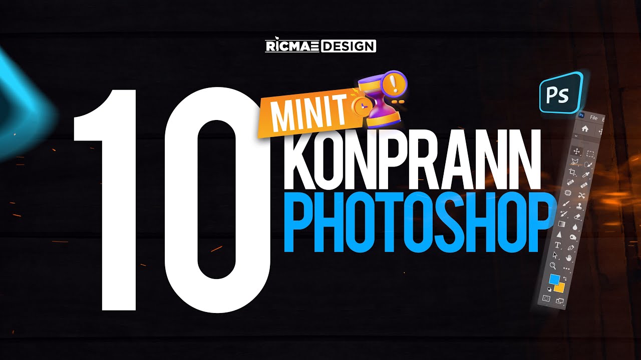 10 MINIT POU W APRANN PHOTOSHOP