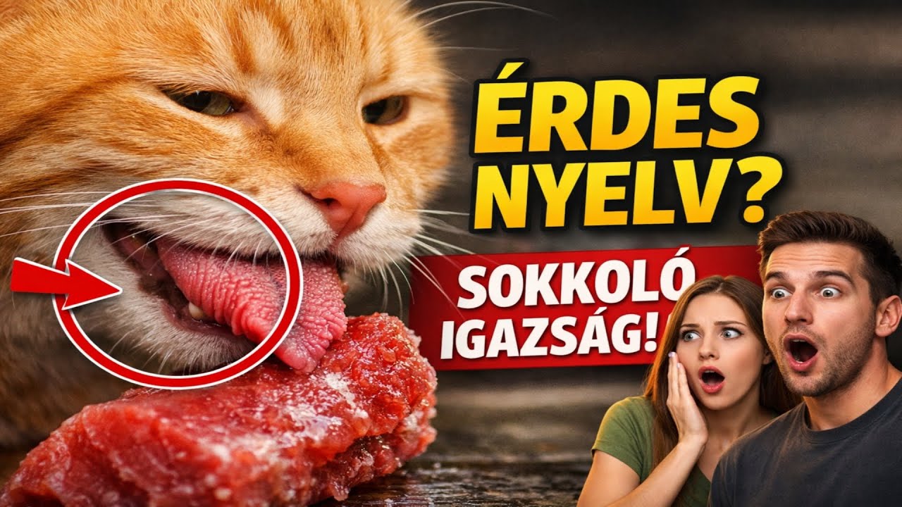 Miért érdes a macska nyelve? A SOKKOLÓ igazság a puszik mögött! 😼
