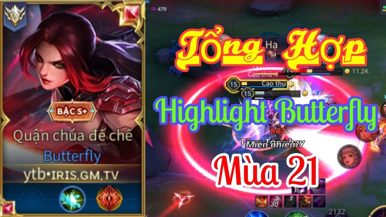 Tổng Hợp Những Pha Highlight Butterfly Mùa 21 Hay Nhất | Highlight Liên Quân #16