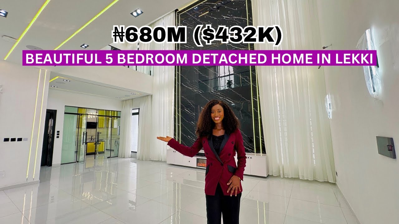 Inside a Luxury ($432K) 5 Bedroom Detached Home In Chevron, Lekki, Lagos.