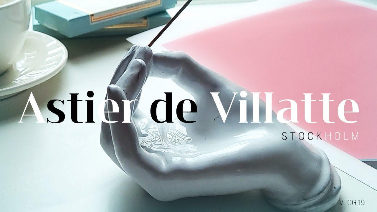 Astier de Villatte / Stockholm Incense and incense holder / 아스티에 드 빌라트 인센스 스톡홀름 / Korea VLOG 19