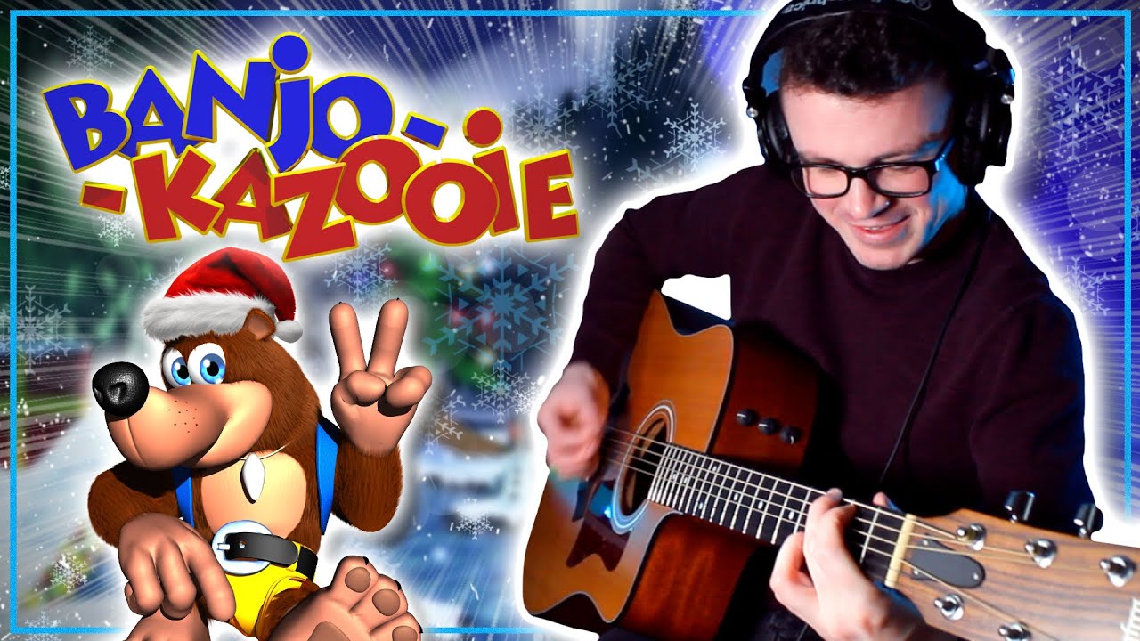 Freezeezy Peak (Banjo Kazooie) | Festive Acoustic Cover by Gabocarina96
