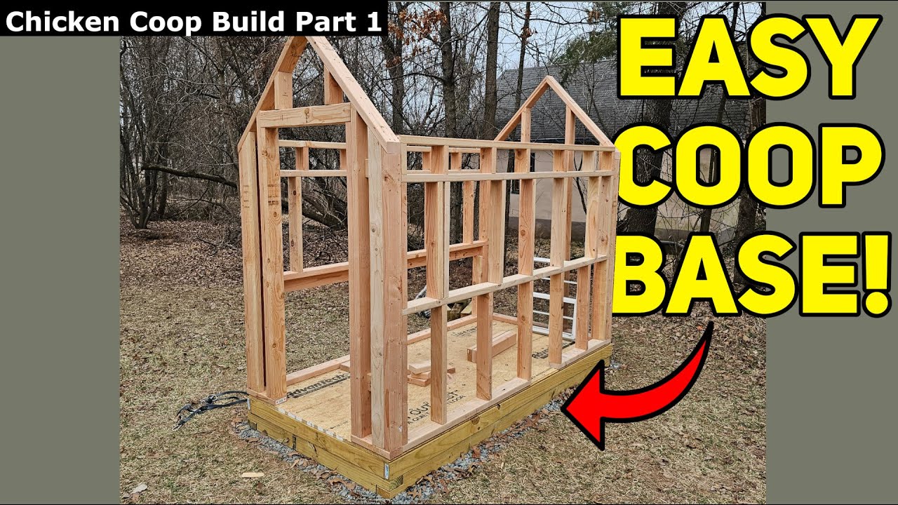 CHICKEN COOP BUILD - Episode 1 | Site Prep & Base