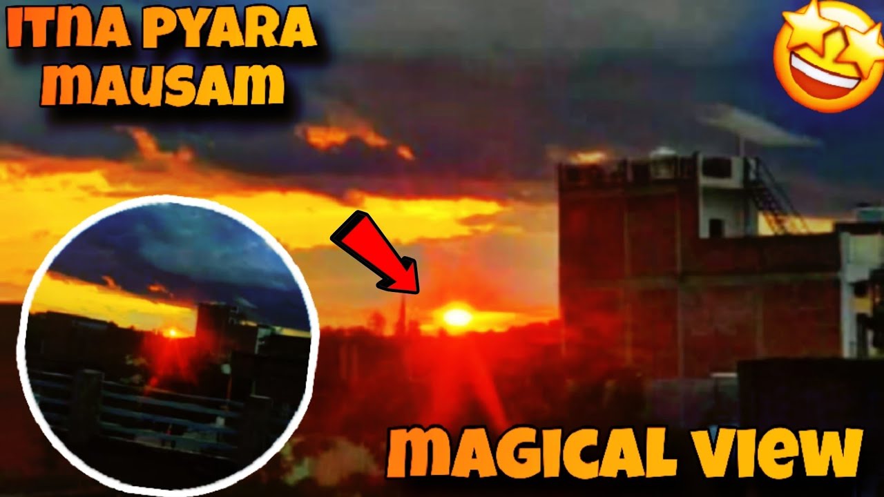 Itna Pyara Mausam 😍 Ho Gaya Aaj || SUNSET VIEW🌅 ||Tafzeel Khan Vlogs