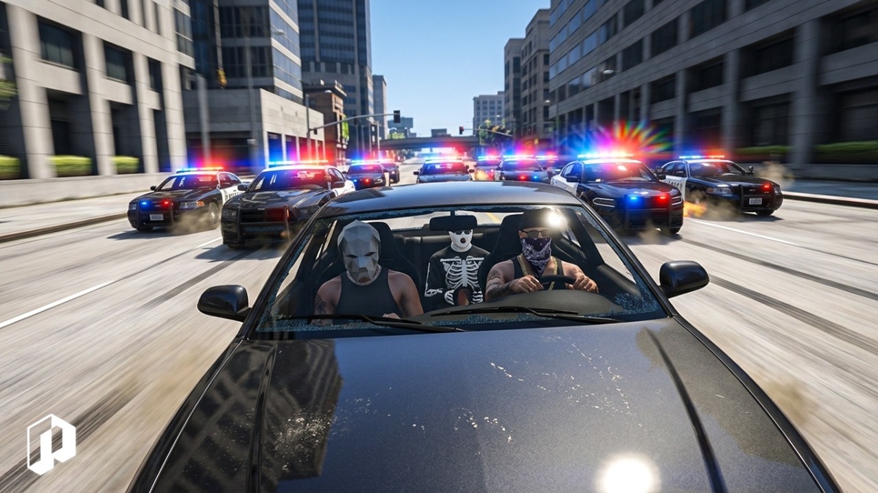 BENJI POKAZAŁ NAM JAK UCIEKAĆ PRZED POLICJĄ! - NOPIXEL 5..0 #5