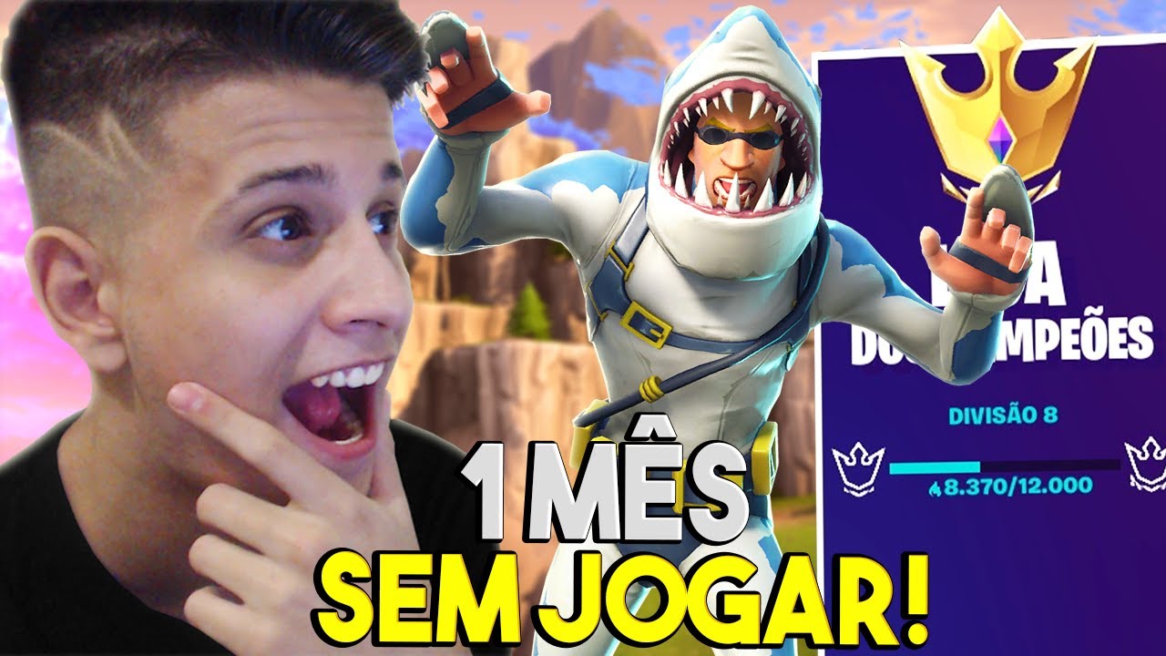 FIQUEI 1 MÊS SEM JOGAR FORTNITE E ISSO ACONTECEU l FORTNITE