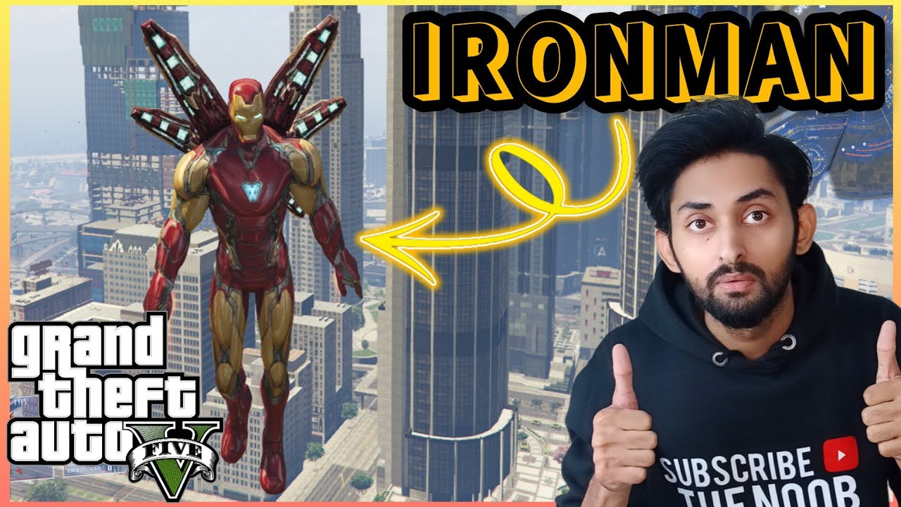 HOW TO INSTALL IRON MAN MOD IN GTA 5 (2023 LATEST VERSION) | GTA 5 Mods 2023 Hindi/Urdu | The Noob