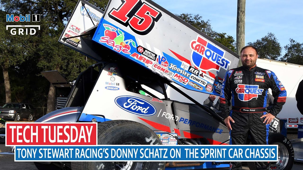 Шасси Sprint Car с Донни Шатцем — Tech Tuesday | Mobil 1 The Grid