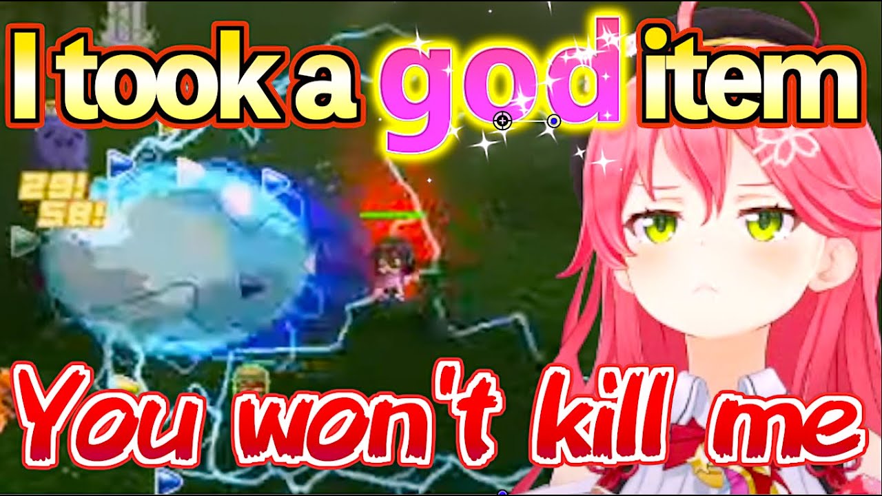 [HoloCure] sakura miko progressed well in the game, but got flagged [hololive/ Eng sub]