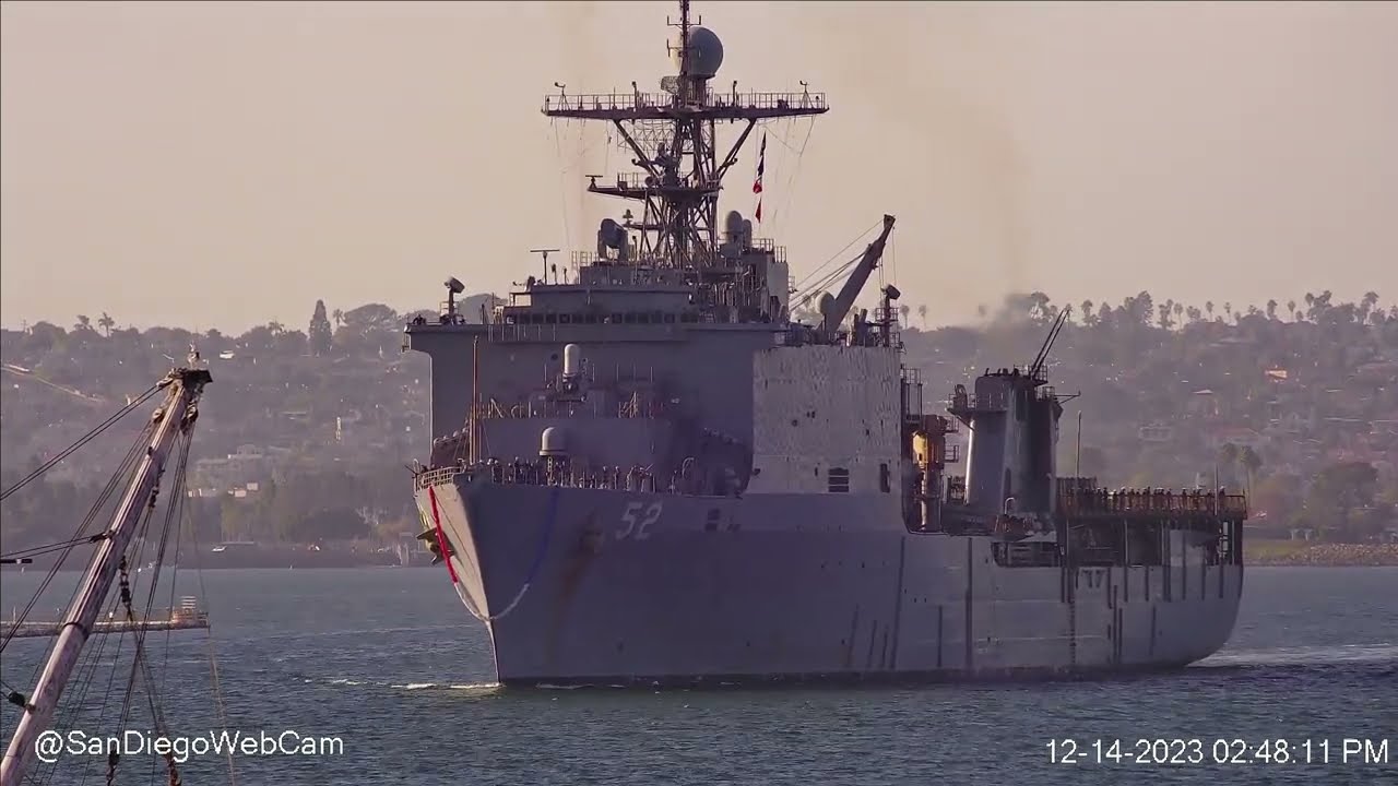 USS Pearl Harbor (LSD 52) Homecoming after Pacific Partnership 2023