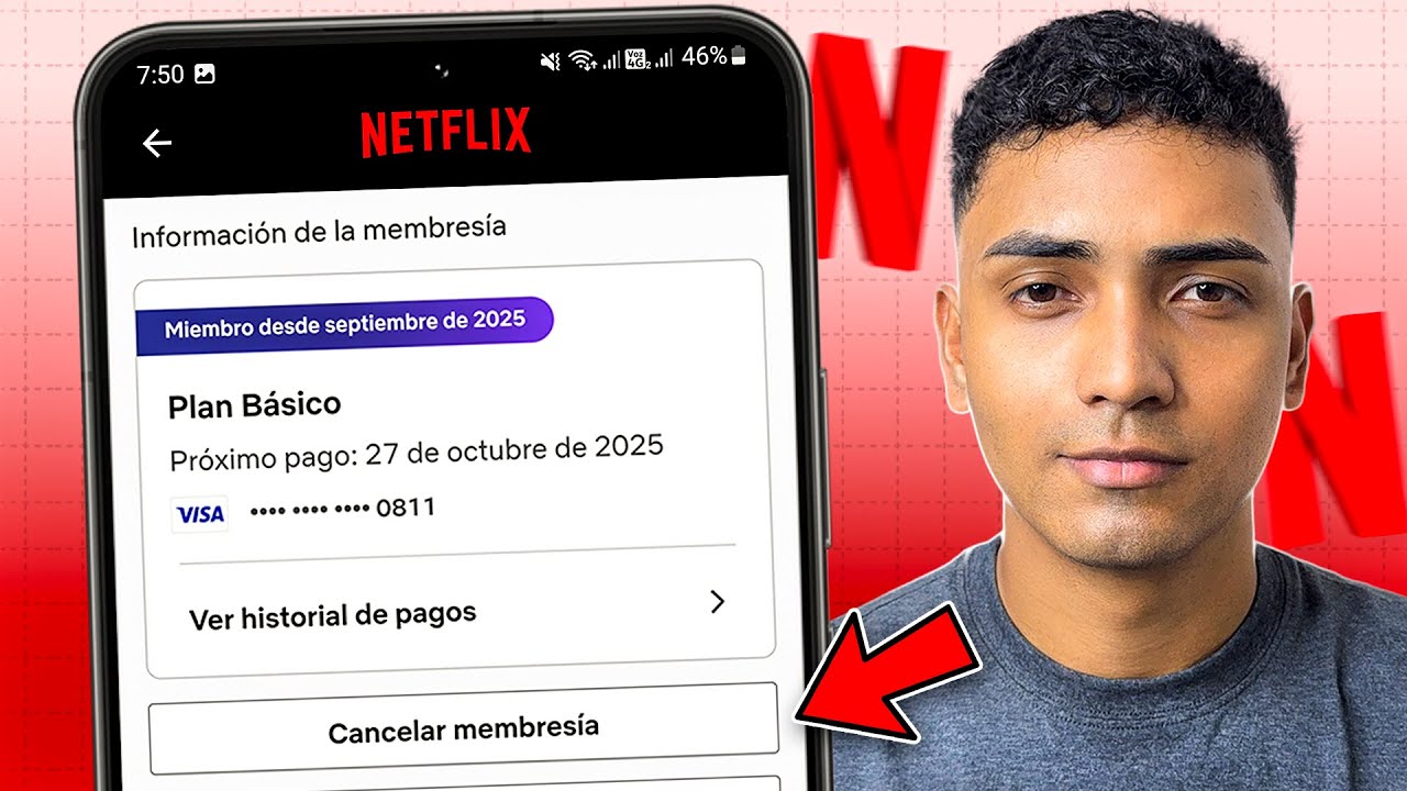 Cómo CANCELAR mi SUSCRIPCIÓN de NETFLIX (2026) Dar de Baja mi Suscripción