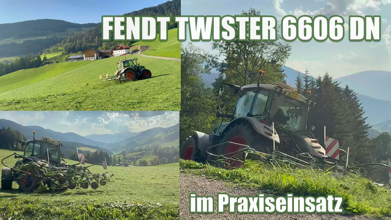 Fendt Twister 6606 DN Kreiselzettwender im Praxiseinsatz