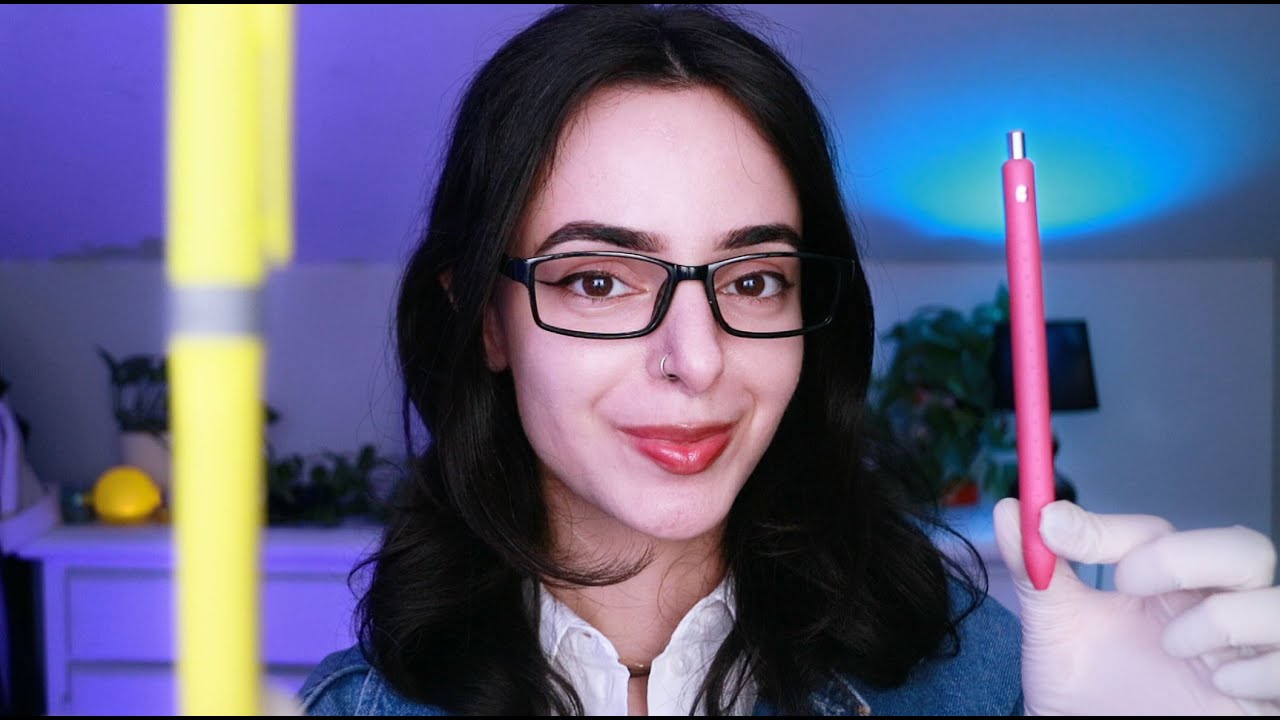 ASMR Visual Perception Test 🌟 Peripheral Vision Test, Motor Free, Sense of Depth 🌟 ASMR Medical Exam