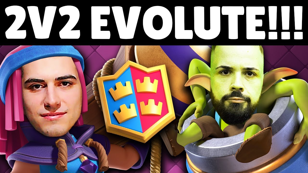 GRAX e CICCIO EVOLUTI nelle 2V2! - Clash Royale
