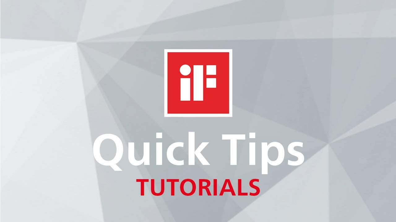 iF quick tip #1: How to register an entry for the iF DESIGN AWARD 2021