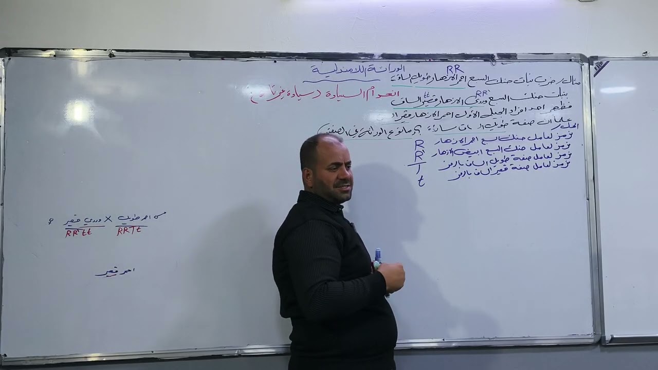 أحياء الفصل الخامس الوراثه الامندليه المحاضرة 2 الاستاذ ماهر العيساوي 