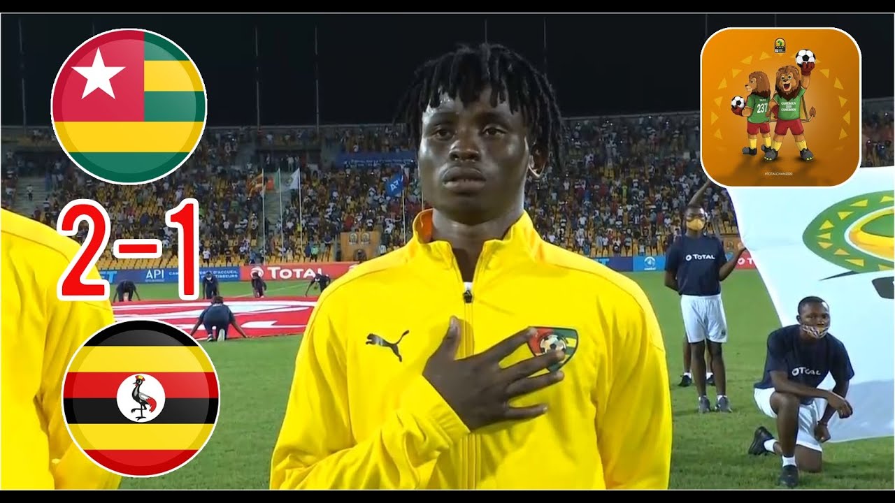 OUGANDA 1-2 TOGO -- CHAN 2021 -- 22-01-21
