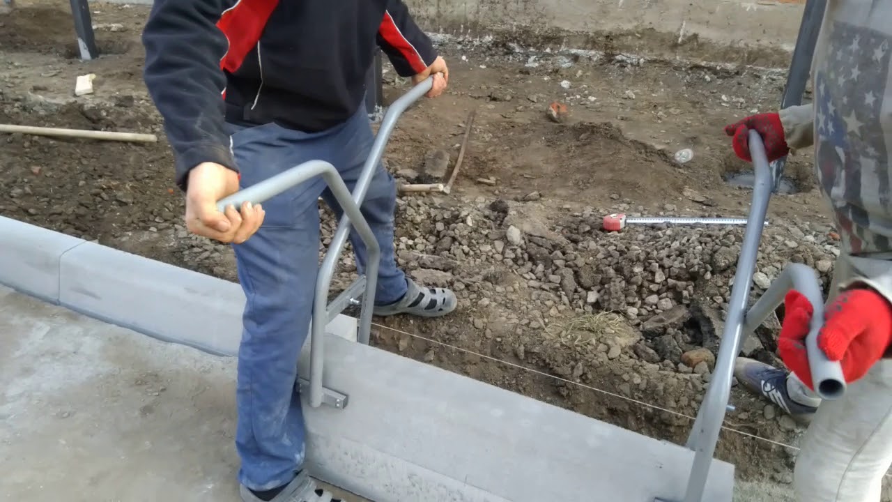 Технопарк Ковалёв 0677709672 захват бордюр асфальт дорога установить щипцы зажим ножницы