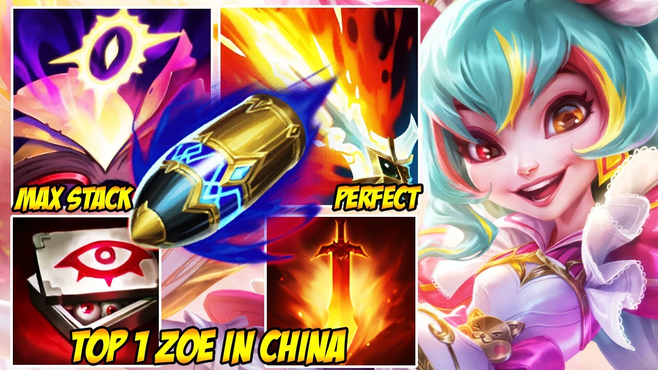 WILD RIFT CHINA TOP 1 ZOE - SHE ONE-SHOTS BEFORE THEY EVEN MOVE