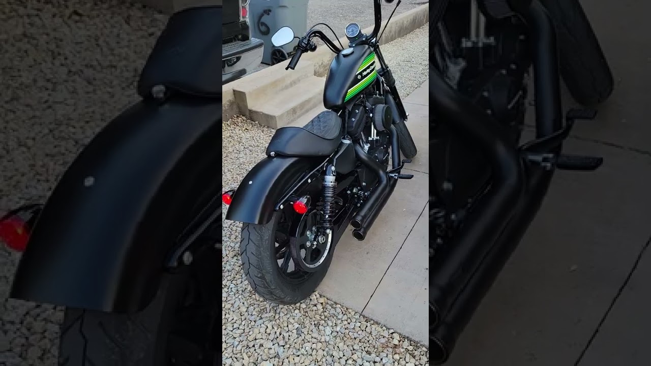 909 Cobra Speedster exhaust sound. installed on a 2021 sportster 1200