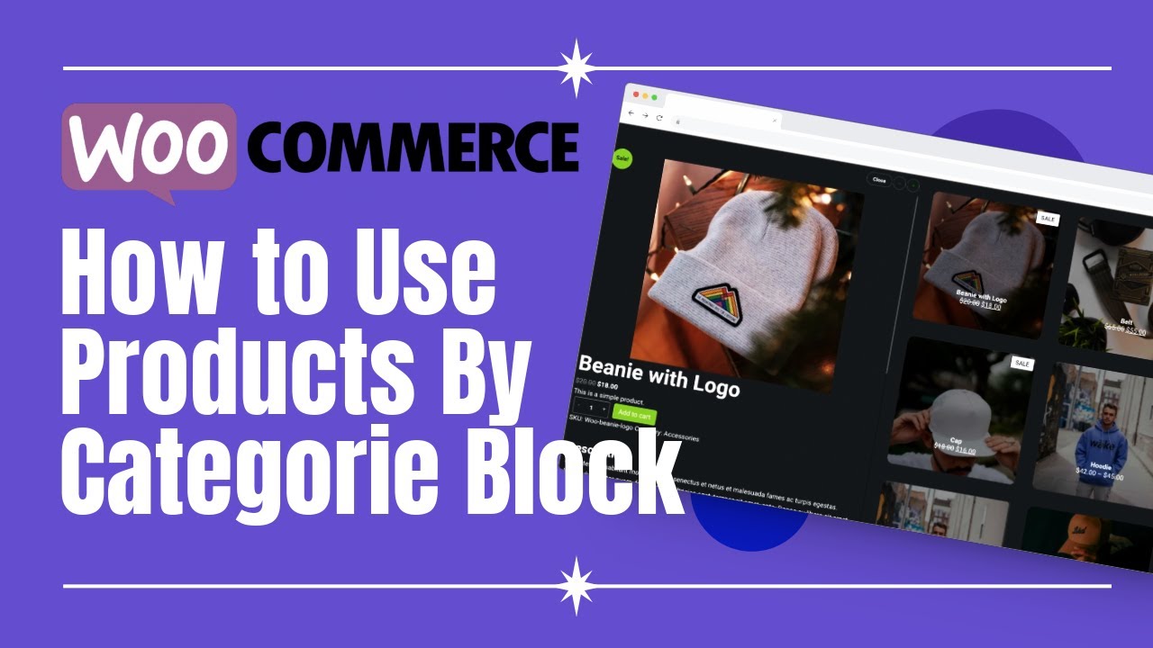 How to Use Woocommerce Products by Category Block🔥