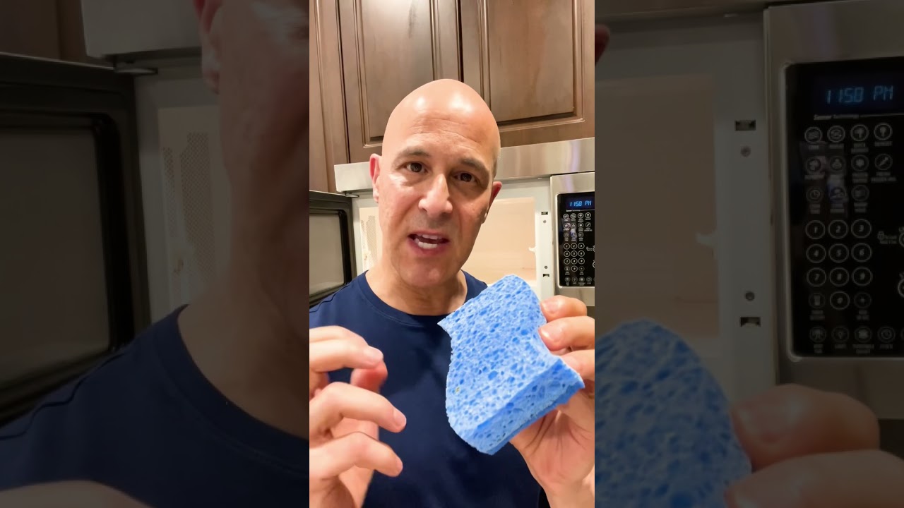 Destroy Those Germs In Your Sponges!  Dr. Mandell