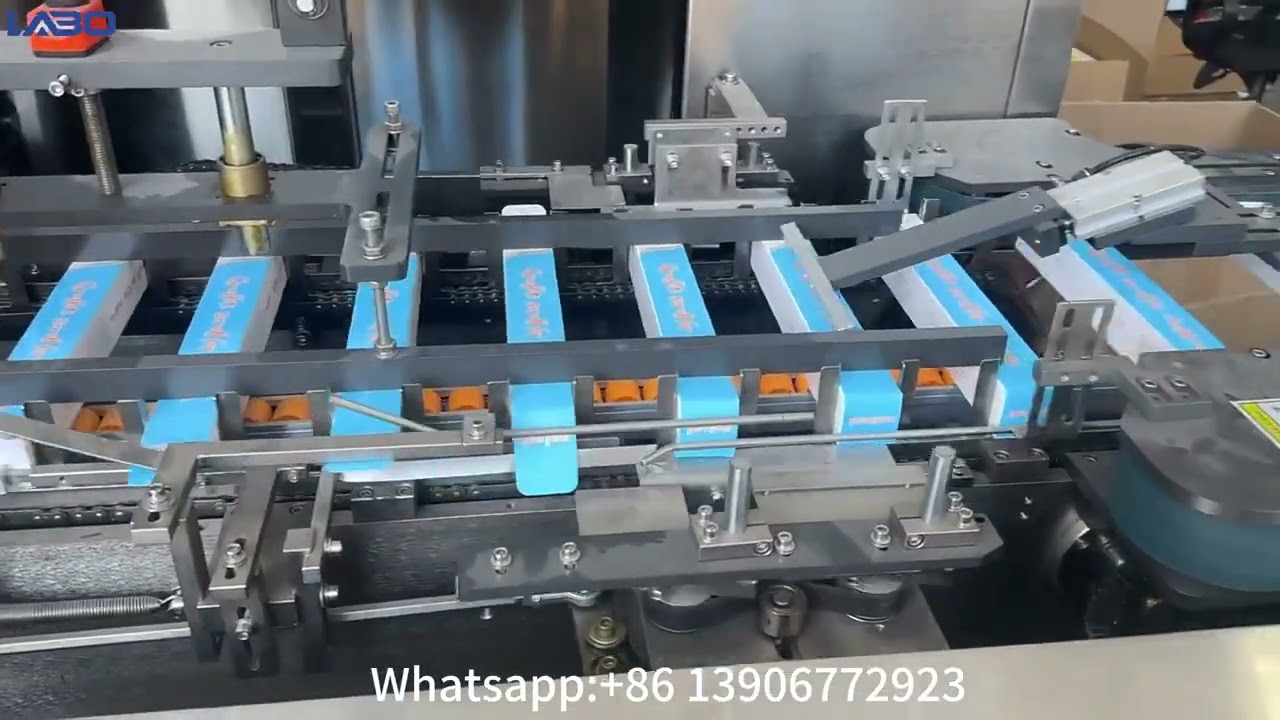 Full Automatic Cling Film/Aluminum Foil Cartoning Machine for Pack Product into Carton Box