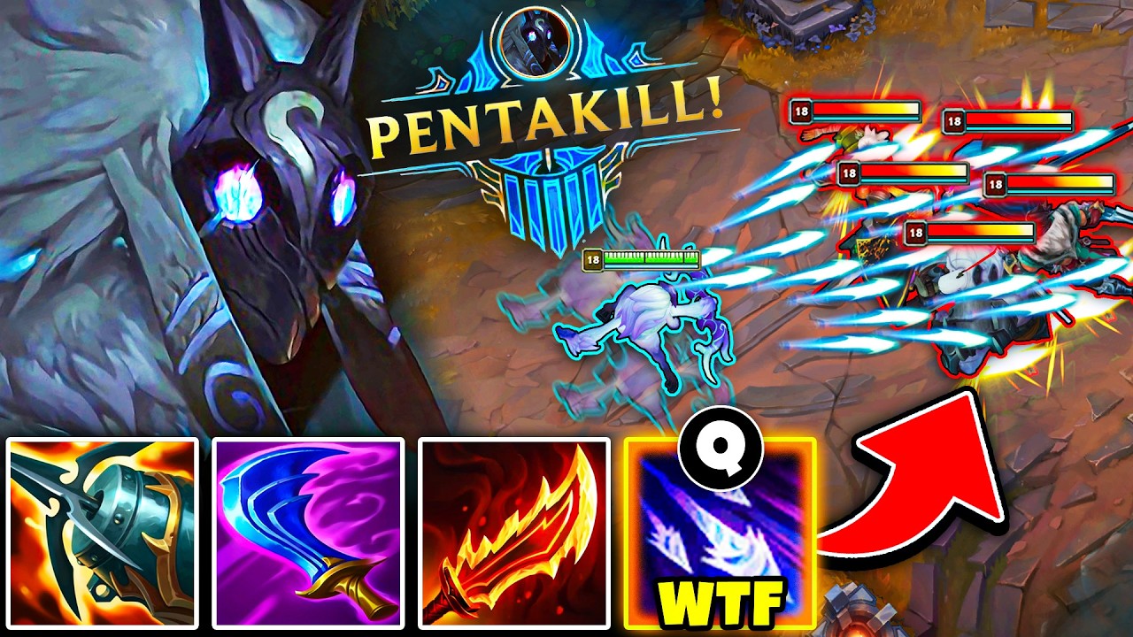 Kindred but I have 3.0 attack speed and it looks like I'm hacking (PENTAKILL)