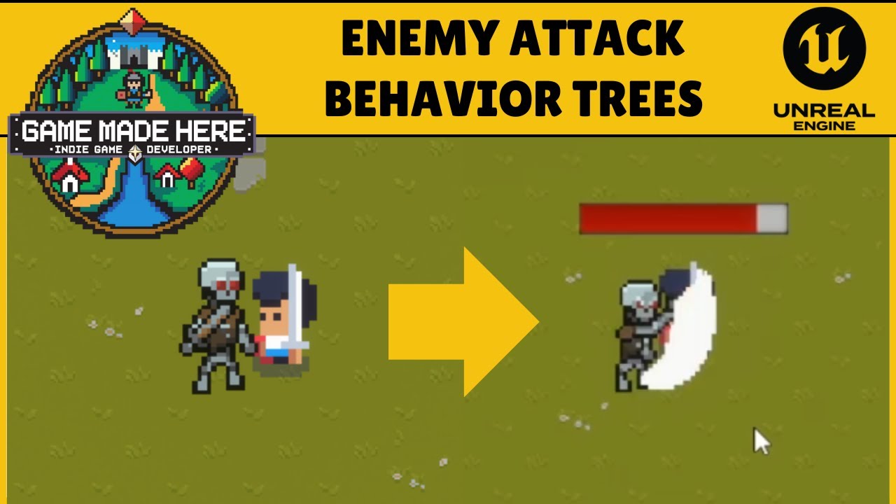Enemy Attack using behavior trees | #16 | Unreal 5 Tutorial