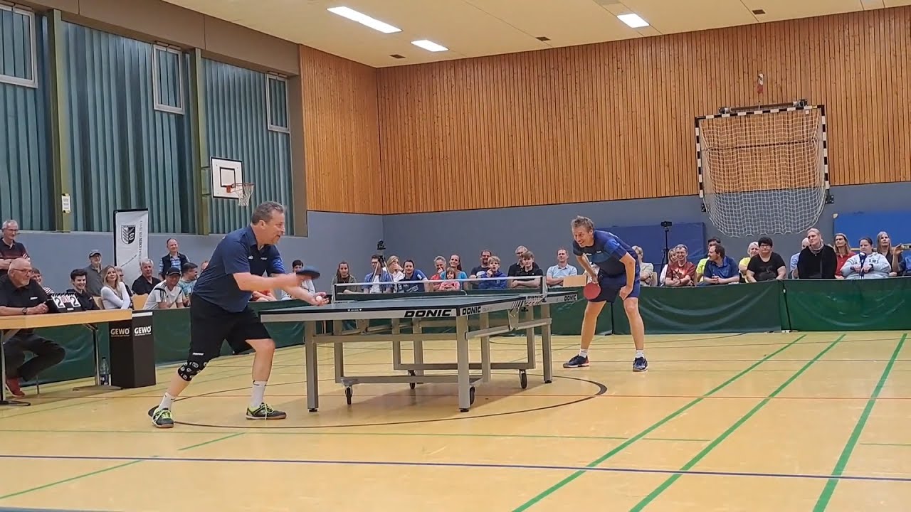 Jan-Ove Waldner VS Jörgen Persson -- TuS Eschede Table Tennis