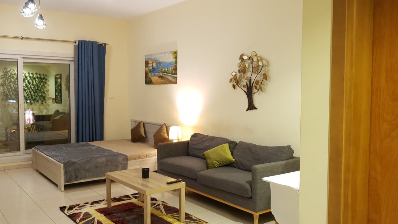 FURNISHED STUDIO APPARTMENT IN DUBAI EMIRATES GARDEN JVC #dubailife #dubaiproperty #property