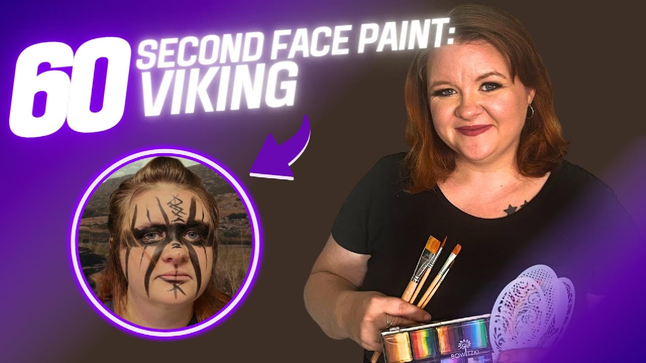 60-Second Viking Face Paint Tutorial: Quick & Easy