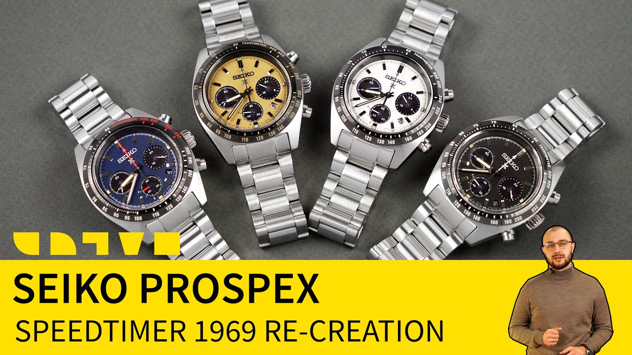 Достойные и доступные японские хронографы SEIKO Prospex Speedtimer 1969 Re-Creation