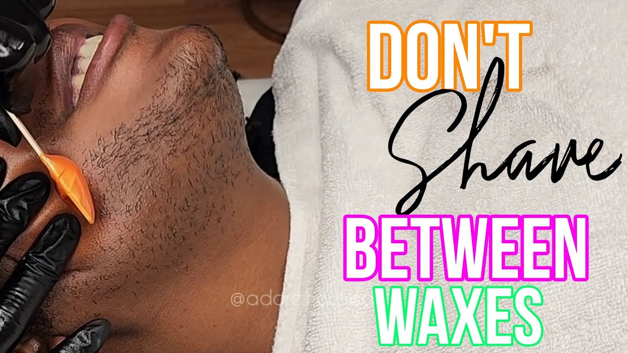 What Happens When You Shave Between Waxes? Challenging Wax Session. #Hirsutism #beardwax #PCOSwaxing