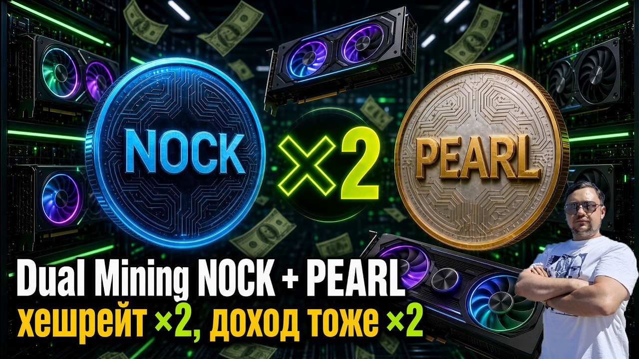 Dual Mining NOCK + PEARL: хешрейт &times;2, доход тоже &times;2