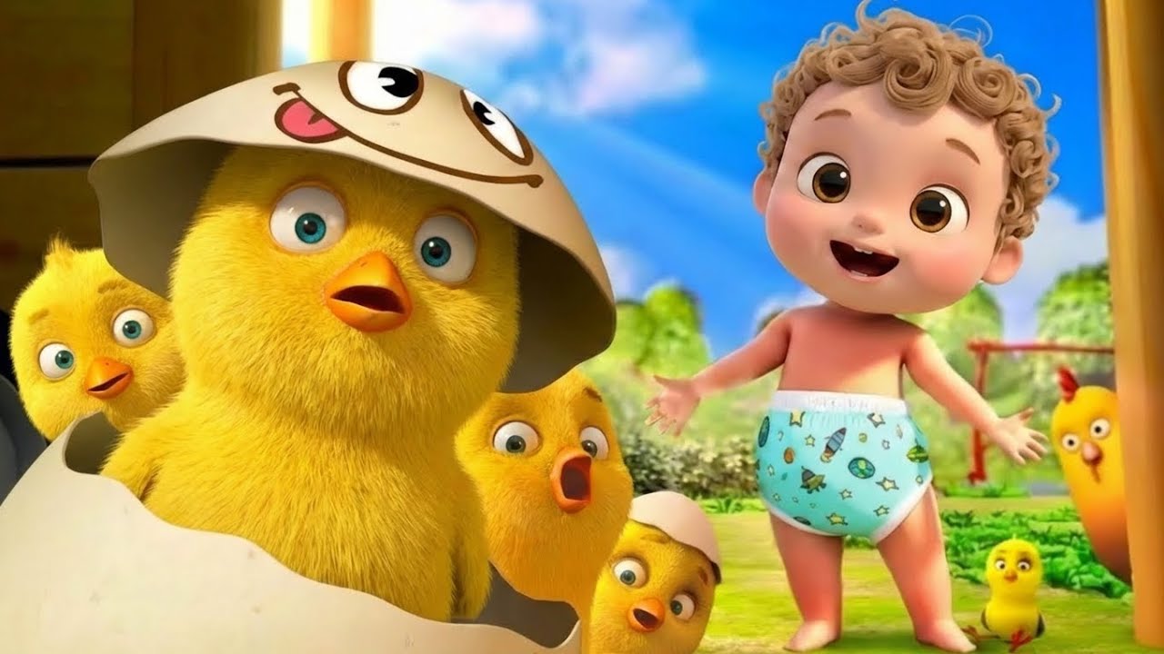 ‎🎶 Five Little Chicks Song 🐥 Fun Counting Nursery Rhyme for Kids & Toddlers