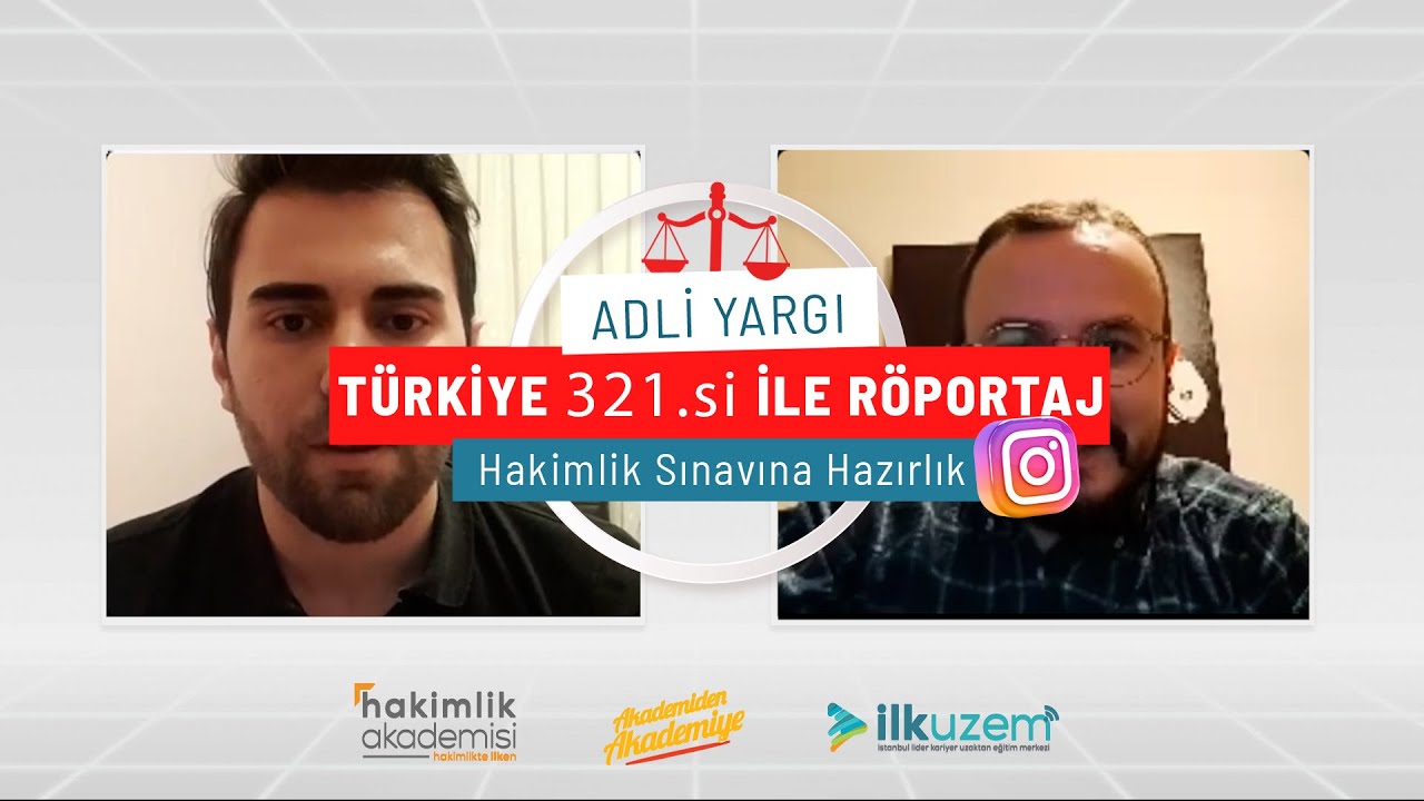 2021 Adli Yargı 321.si - Hakimlik Sınavını Nasıl Kazandı?
