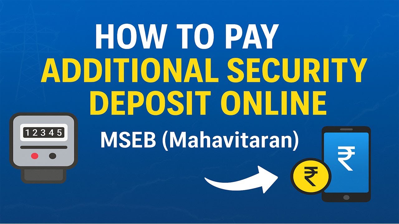 How to Pay Additional Security Deposit Online in MSEB (Mahavitaran) | By Nivesh Nation