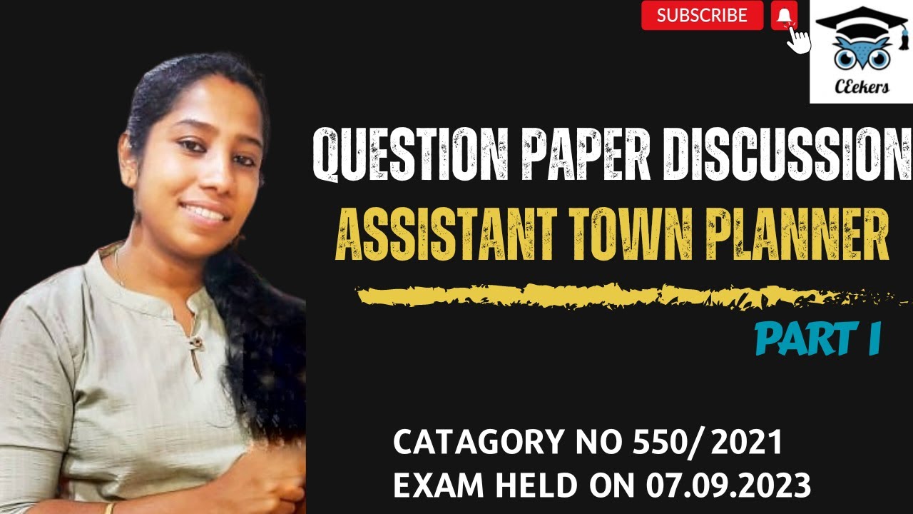 QUESTION PAPER DISCUSSION//ASSISTANT TOWN PLANNER
