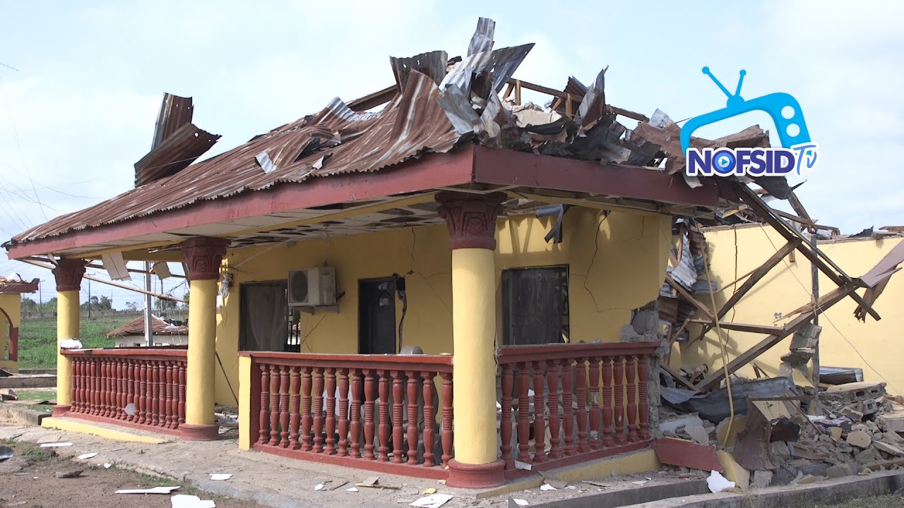 EXPLOSION ROCK THE CITY OF AKURE AND MANY PROPERTIES WERE DESTROYED