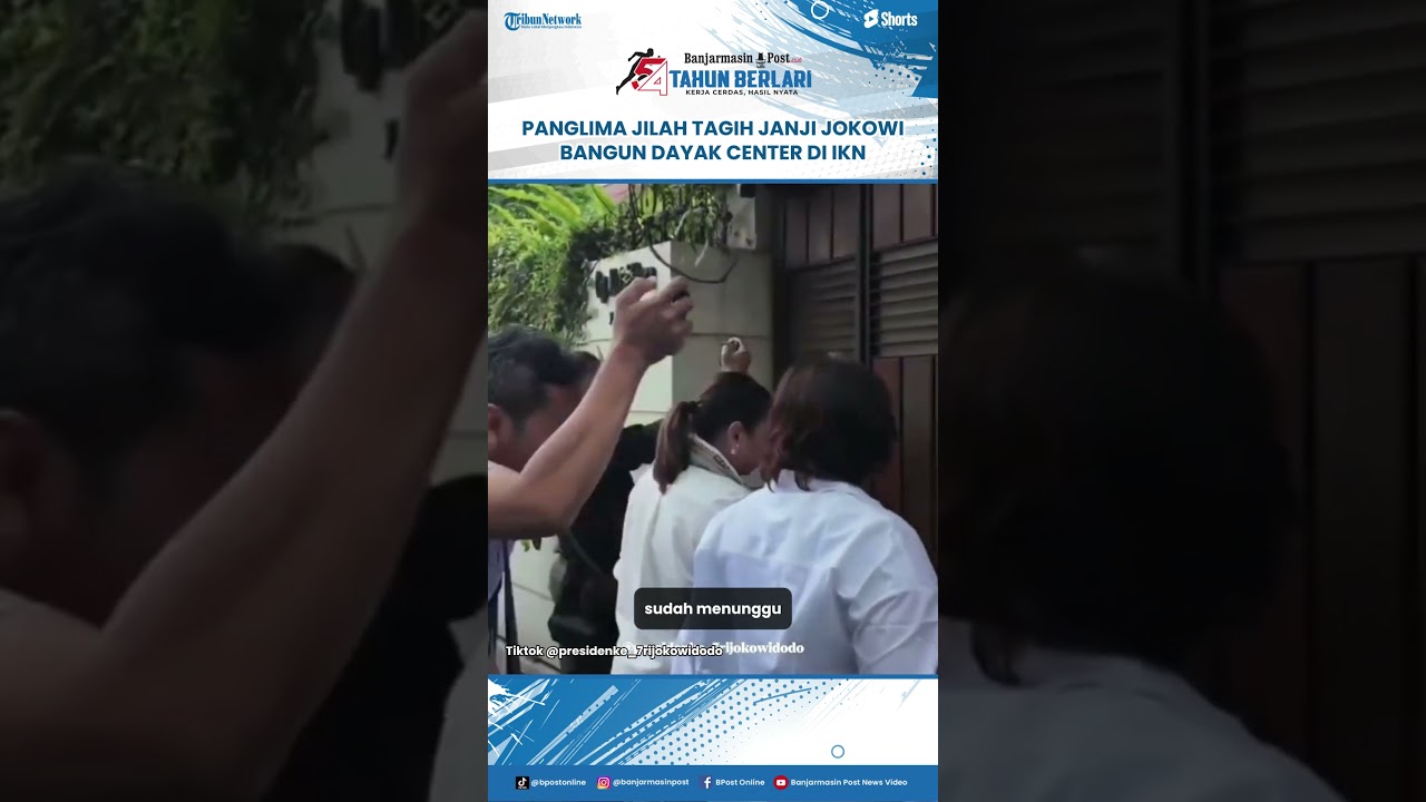 Panglima Jilah Datang ke Solo, Tagih Janji Jokowi Bangun Dayak Center di IKN